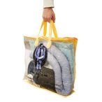   Kis baleseti készlet folyadékszivárgás elhárítására, olajos, folyadékszívó kapacitása 35 l 