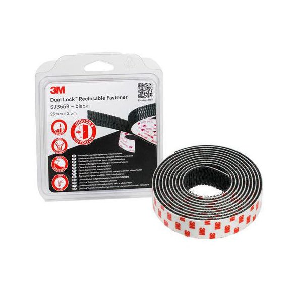 3M Dual-Lock™ 25 mm-es öntapadó tépőzár 2,5 m