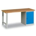 Műhelyasztal 1 szekrénnyel 200x80x84 cm