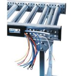 Henger szállítószalagok acél hengerekkel, 470 mm-es szélesség, 3 m-es hossz