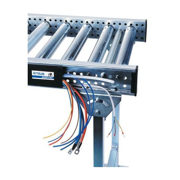 Henger szállítószalagok acél hengerekkel, 470 mm-es szélesség, 3 m-es hossz