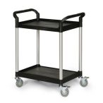 Műanyag asztalkocsi, rakfelület: 680 x 450 mm, 125 kg 