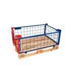   Raklapmagasító rácsos kerettel, V-kivágással, 1200x800 mm, magasság: 400 mm