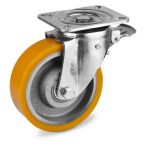   Forgó - fékes Nagy teherbírású ipari kerék, átmérő: 125 mm