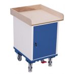   Szekrény zsanéros ajtóval és 1 rakfelülettel, 575 x 660 x 905 mm