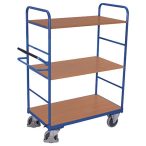   Magas polcos kocsi dead man's fékkel, rakfelület mérete: 1000 x 600 mm