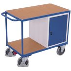   Műhelykocsi 2 rakfelülettel, zárható tárolóval, 1190 x 600 x 930 mm