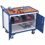 Műhelykocsi 1 rakfelülettel, zárható, 1125 x 625 x 1010 mm