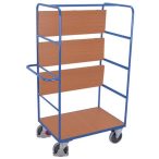   Magas polcos kocsi felhajtható polcokkal, rakfelület mérete: 975 x 700 mm