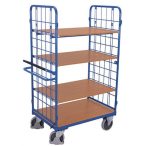   Magas polcos kocsi dead man's fékkel, rakfelület mérete: 1000 x 700 mm