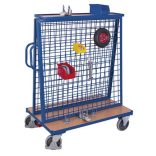 Aprócikkes szerelőkocsi szerszámtartóval, 1370 x 800 x 1585 mm