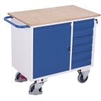 Műhelykocsi 6 fiókkal, 1110 x 600 x 960 mm