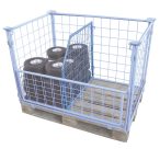   Elválasztó rács raklapmagasítóhoz, ferde, 950 x 1200/600 mm