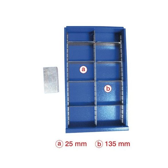 Fiók elválasztó készlet, 290 x 473 x 65 mm