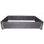   Műanyag raklapmagasító zsanéros keret, újrahasznosított anyagból 800x1200x200 mm