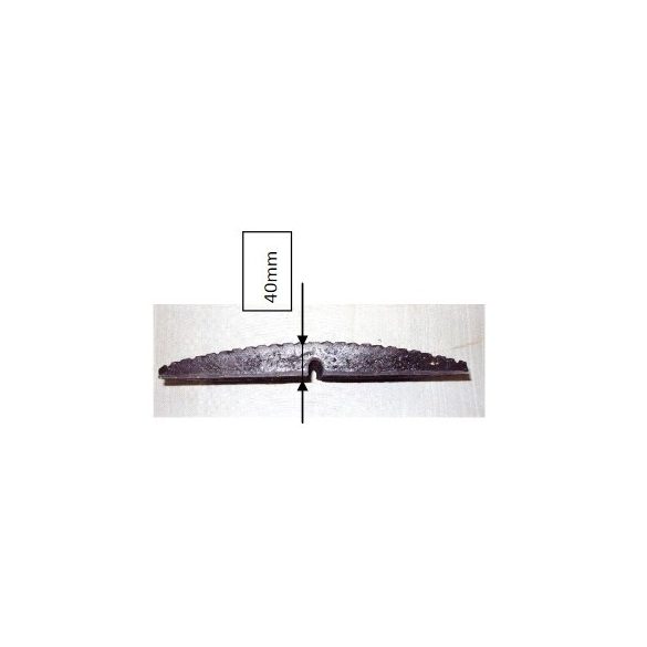 AR forgalomlassító küszöb (fekvőrendör) 20-25 km/h 1500x400x40 mm