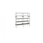   DIMAX polc magasság 2 m, 5 polcos, mezőszélesség 1 m, mélység 30 cm, kétmezős