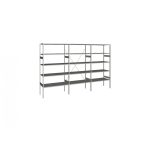   DIMAX polc magasság 2 m, 5 polcos, mezőszélesség 1 m, mélység 60 cm, hárommezős