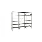   DIMAX polc magasság 2.5 m, 6 polcos, mezőszélesség 1 m, mélység 30 cm, hárommezős