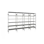   DIMAX polc magasság 2.5 m, 6 polcos, mezőszélesség 1 m, mélység 50 cm, négymezős