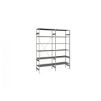   DIMAX polc magasság 2.5 m, 6 polcos, mezőszélesség 1 m, mélység 60 cm, kétmezős