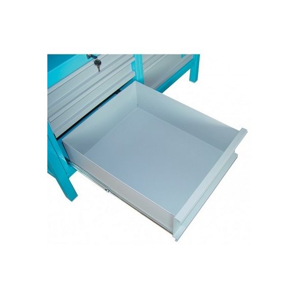 G P 1200 SL munkapad 3 fiók, 2 polc 1200x600x850 mm