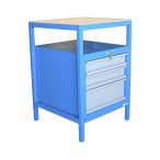 G P 600 S munkapad 3 fiók 575x600x850 mm