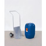 Acél palackos kocsi BK-60, 1 palackhoz, tömör gumi