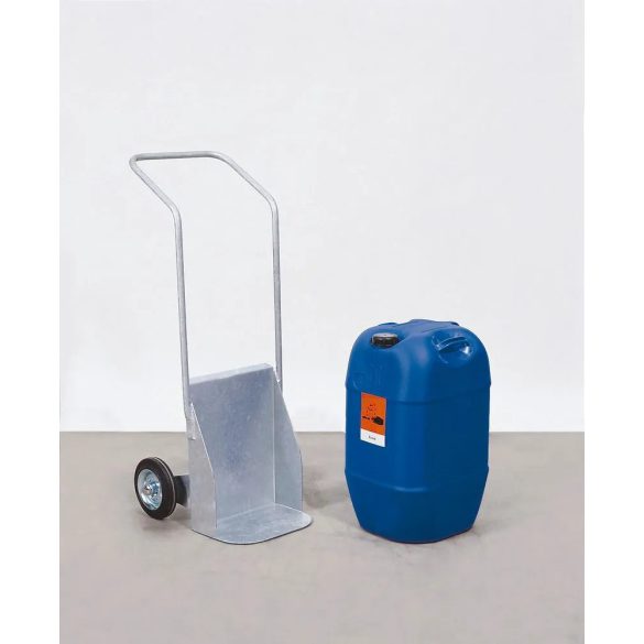 Acél palackos kocsi BK-60, 1 palackhoz, tömör gumi