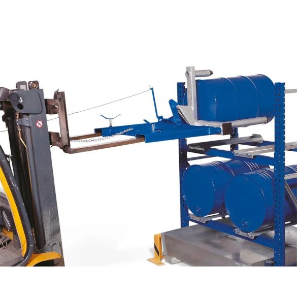 Hordófogó RLN acélból, horganyzott, 1 db 200 literes hordóhoz