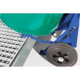 Hordószállító emelő acélból, lakkozott, tartórendszerrel