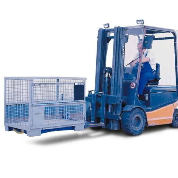 Targonca villára húzható gitterbox fordító ürítő targonca adapter t.b. 450 kg