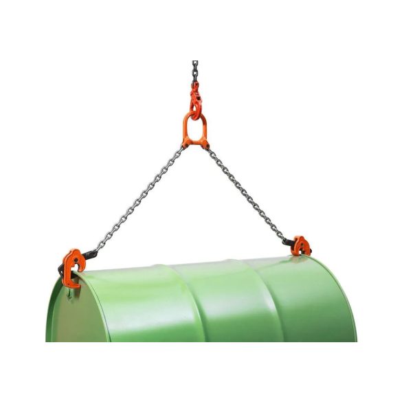 Hordóemelő fogó minden acélhordótípushoz, bordákhoz alkalmas