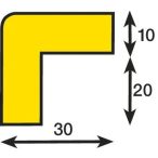 Sarokvédő, E-típus, öntapadós, hosszúság 1 m 