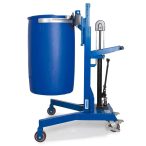   Hordóemelő, hordószorítóval, 200-220 literes hord., V-alakú alvázzal, emelési magasság 0-500 mm