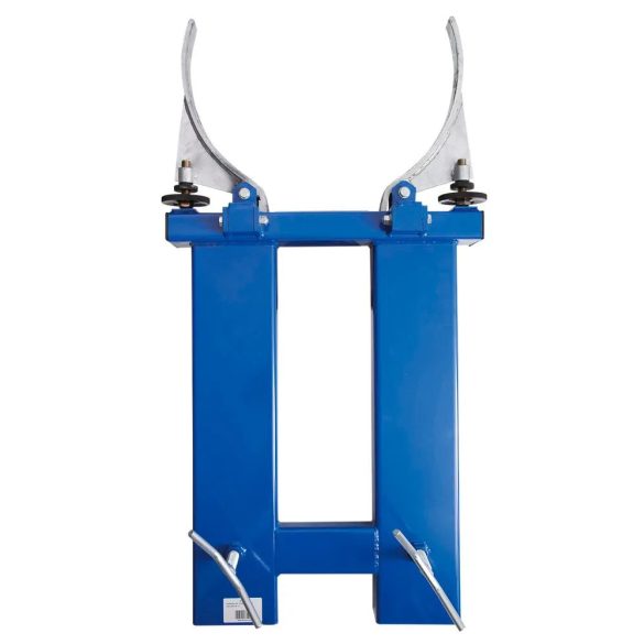 Hordószorító, targoncára szerelhető lakkozott acélból, 1 x 200l acél- és műanyag hordóhoz