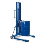   Hordóemelő, hordószorítóval, 200-220 literes hordó, széles alvázzal, emelési magasság 0-1170 mm