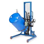 Széles alvázú hordóemelő Servo, hordóforgatóval 180°, 200-220 literes hordóhoz, em. mag. 0-1270 mm 