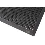   Szennyfogó szőnyeg, kültéri, természetes gumi, fekete, 1200 x 1800 mm 