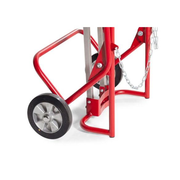 Hordókocsi, porfestett acél, acél-műanyag hordókhoz, elektr. vezetőképes