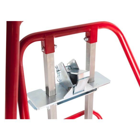 Hordókocsi, porfestett acél, acél-műanyag hordókhoz, elektr. vezetőképes