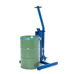   Hordóemelő, hordószíj, 60-220 literes hordókhoz, széles alvázú, emelési magasság 0-200 mm 