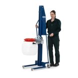 Ergonomikus emelő, modularisan bővíthető, emelőkarokkal felszerelve (oldalsó fogantyús göngyöleghez)