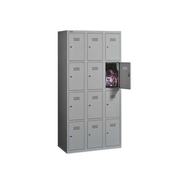 12 rekeszes értékmegörző szekrény 900x500x1850 mm ( BOX 3/12 )