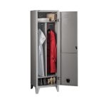   Válaszfalas, cipőtartós öltözőszekrény 1 ajtós 500x500x1800 mm