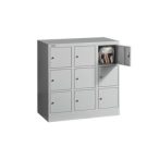   9 rekeszes alacsony kisrekeszes értékmegőrző szekrény  (Parapet 3/9)