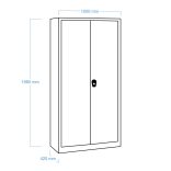 MB Nagyteherbírású szerszámszekrény 4 polccal (STRONG 1980/1000 B)