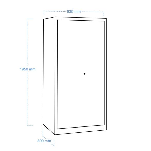 MB Extra 800 mm mélységű műhelyszekrény (DEEP 800)